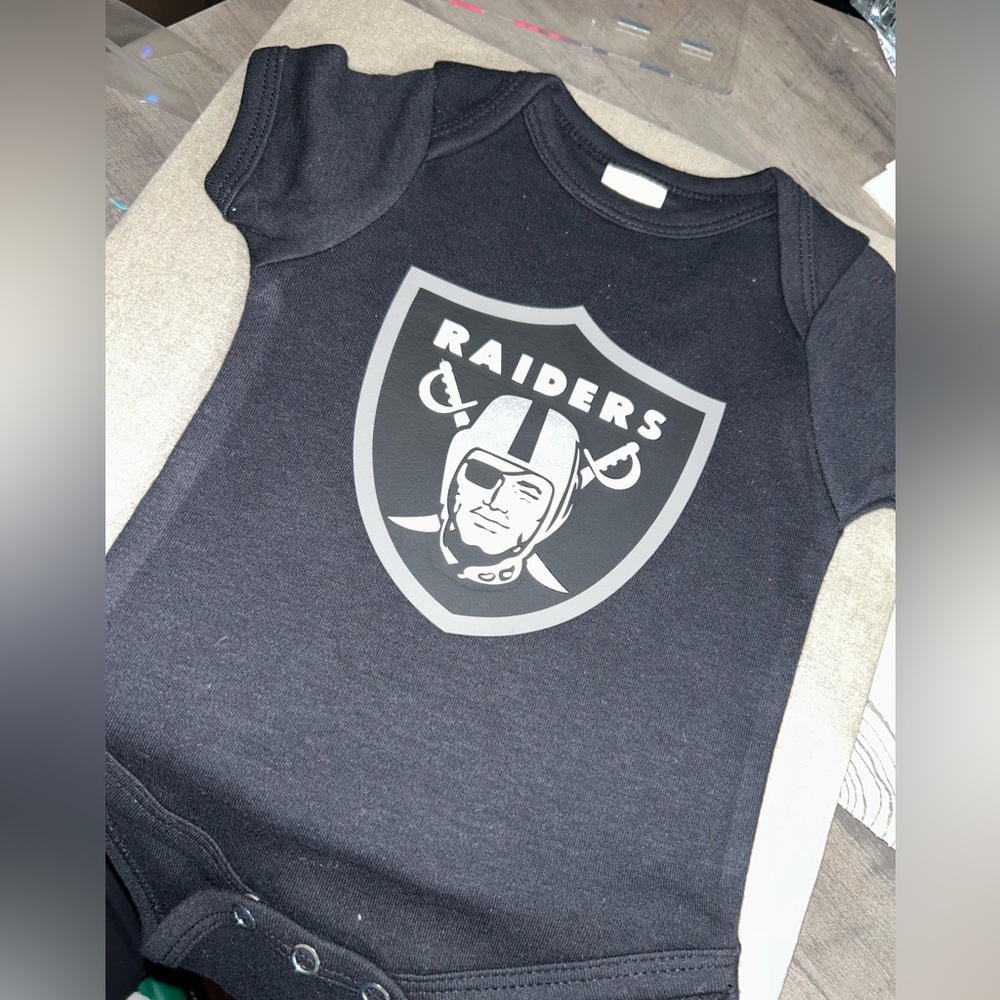 Raiders Baby onesie /Jersey